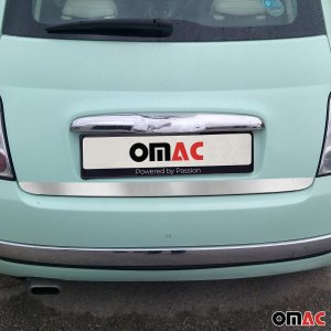 FIAT 500C Tailgate Trim - Omac - S.Steel - Gloss Silver - 2012-2019
